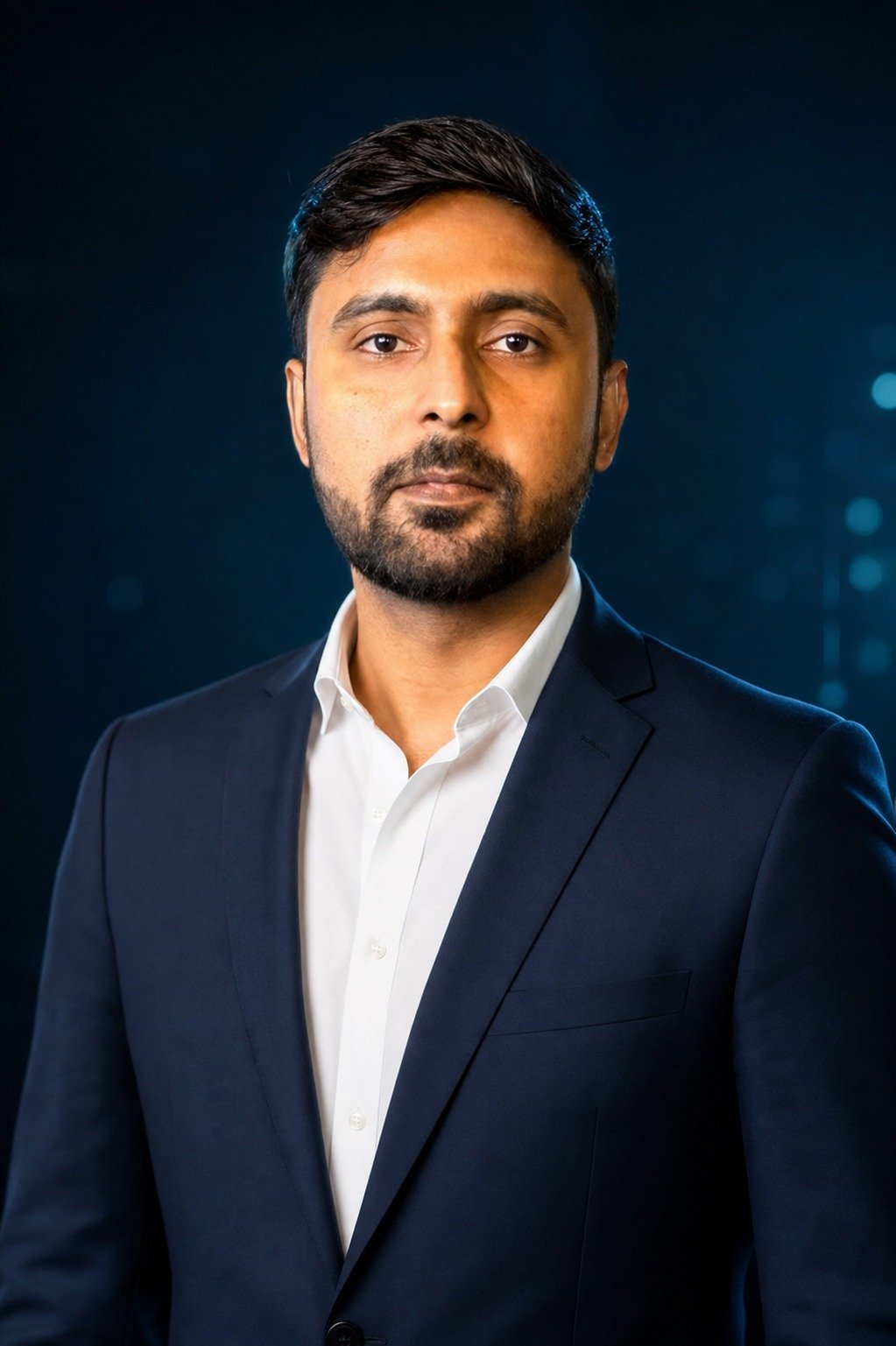 Professional executive portrait of Shahid Ali, CEO of DevShuora Solutions